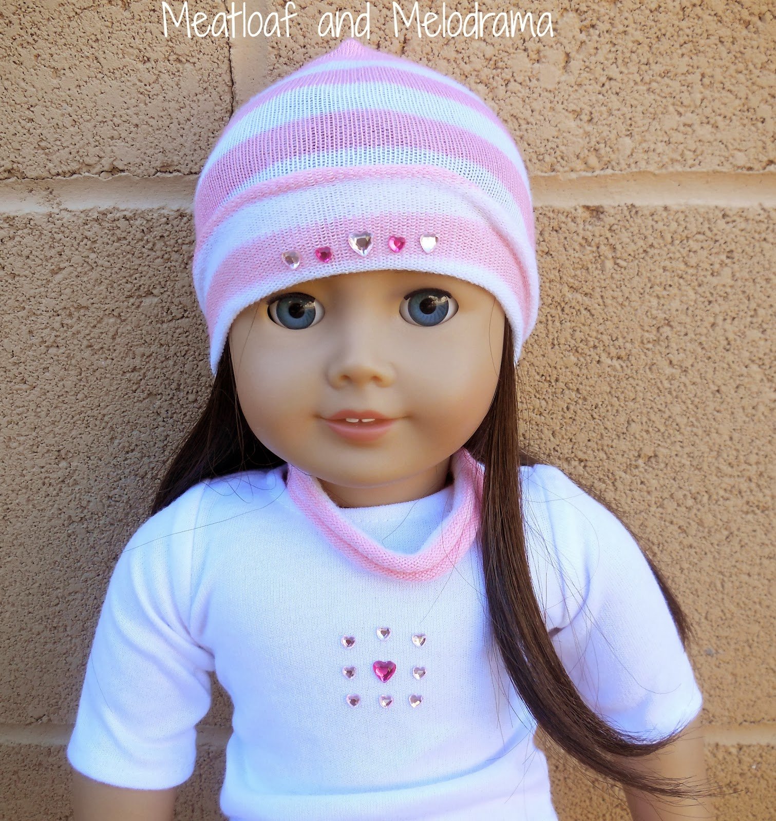 no sew american girl doll outfit, sock