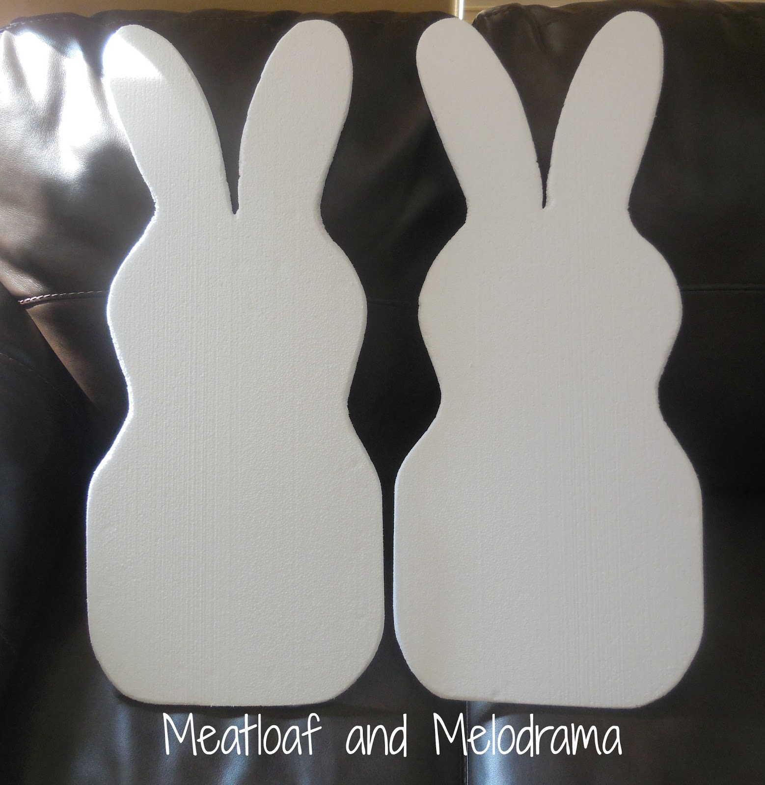 Peeps bunnies made from foam