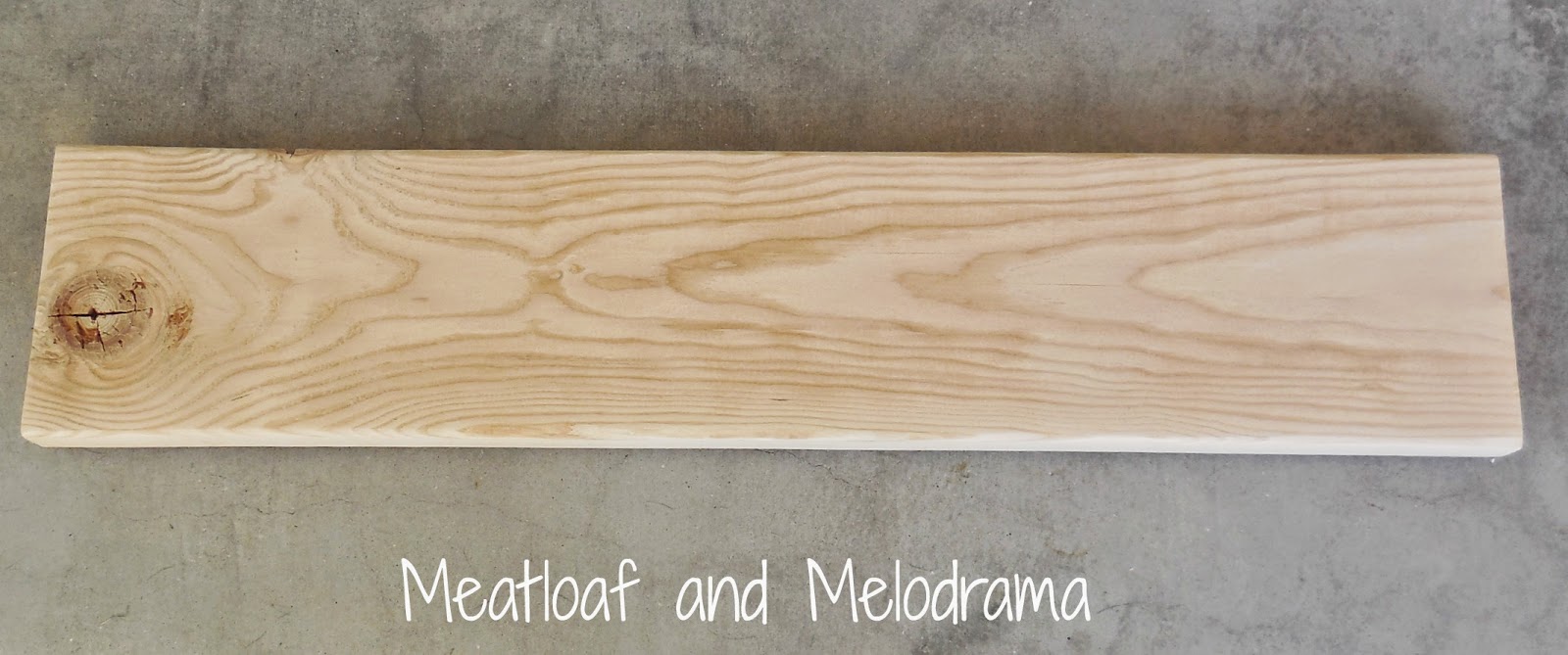 plain wooden board