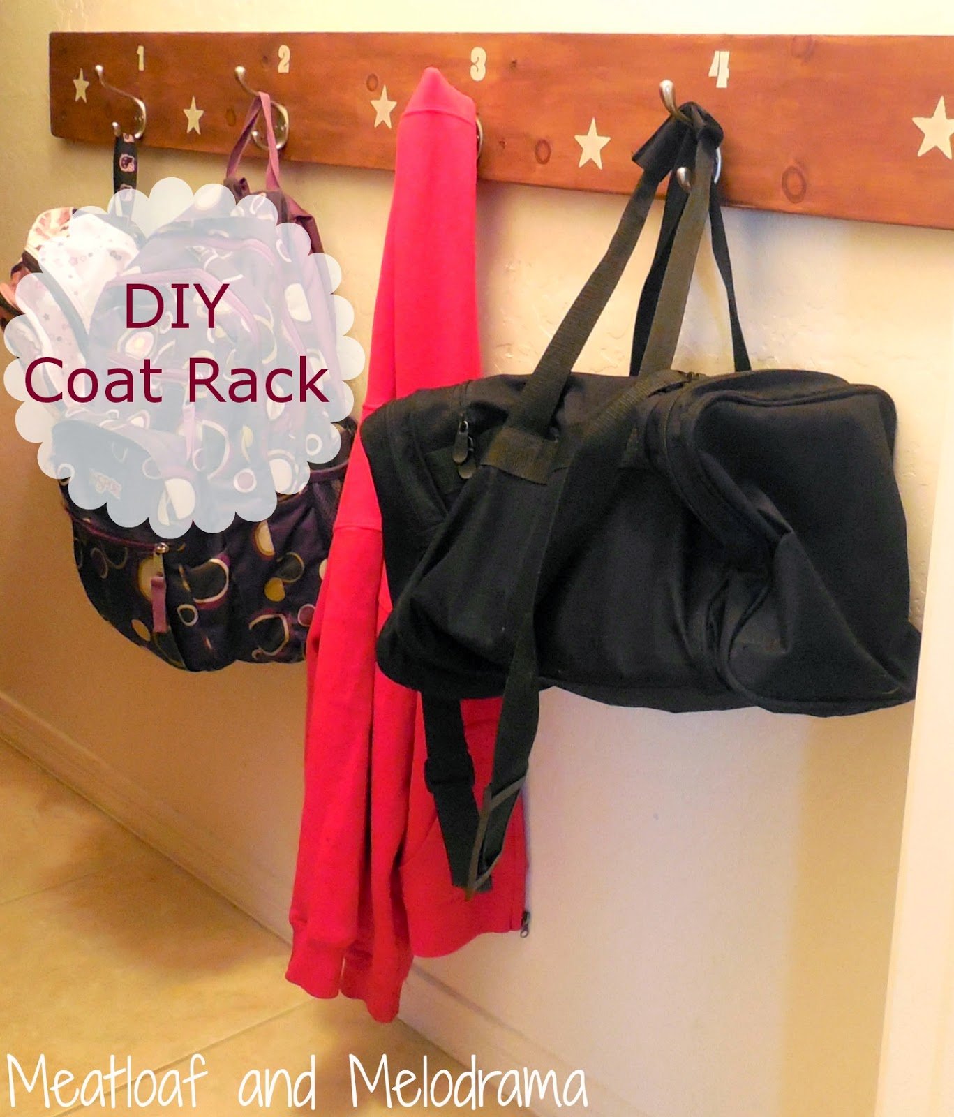 diy coat rack