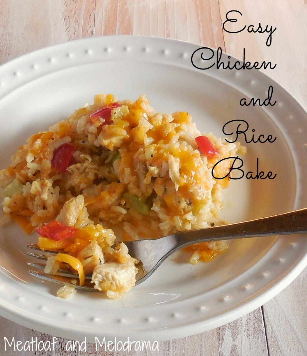 Easy Chicken and Rice Bake - Meatloaf and Melodrama