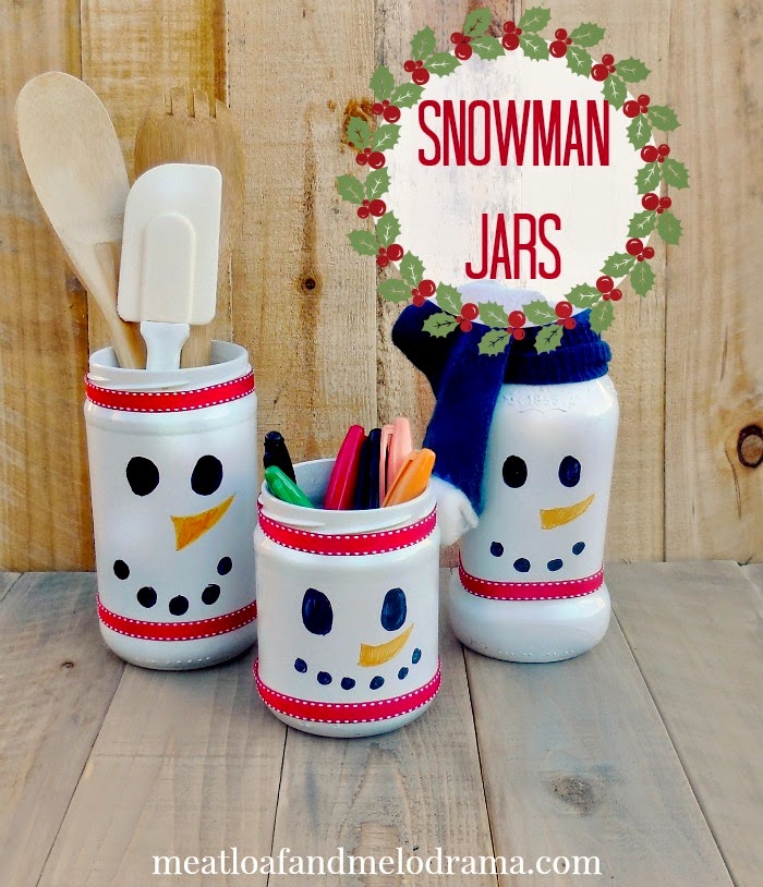 snowman jars