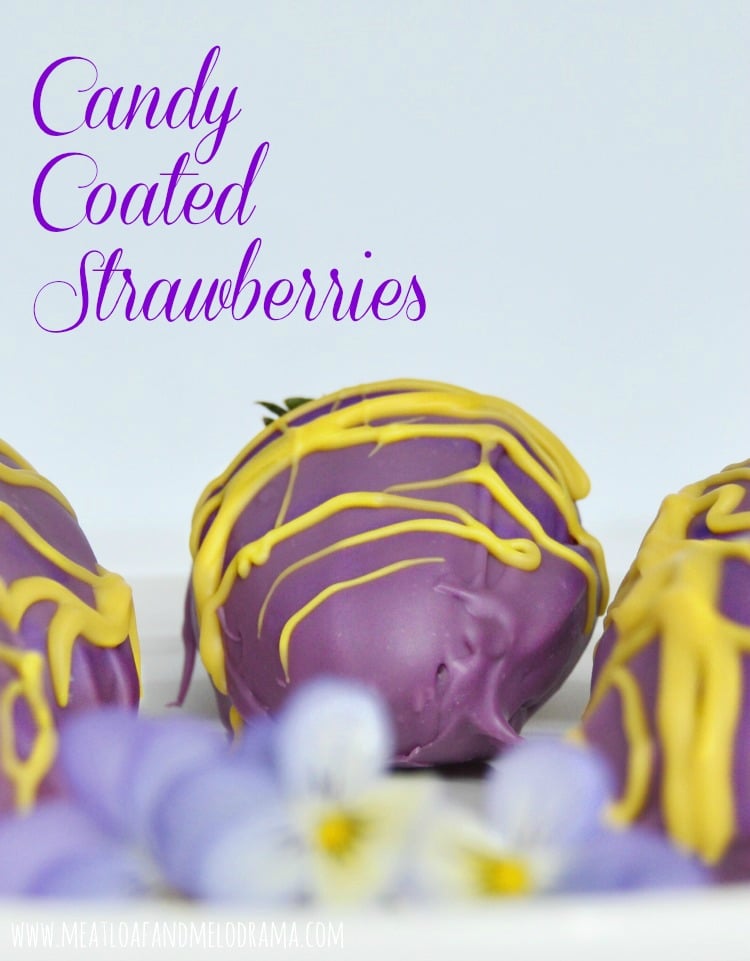 candy coated strawberries