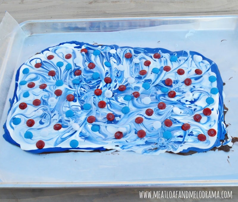 Red White and Blue Bark Recipe - Meatloaf and Melodrama