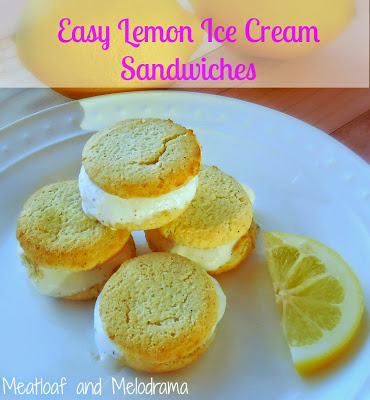 easy lemon ice cream sandwiches