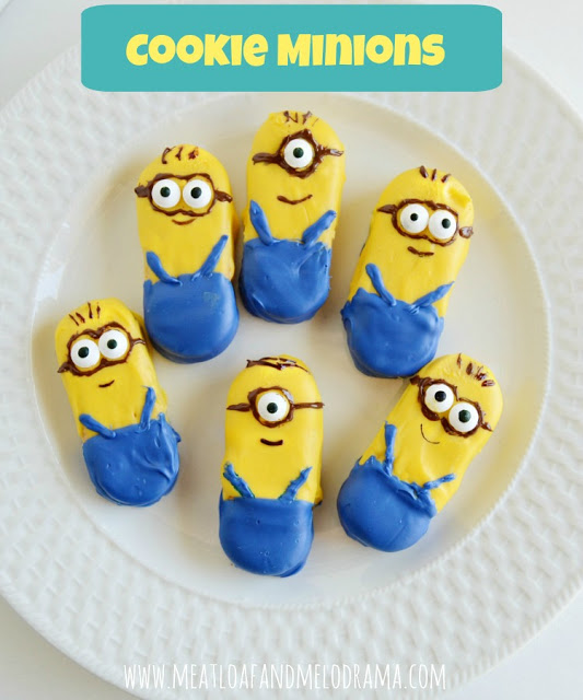 recipe for minion cookies made with candy melts