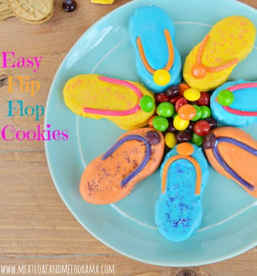 easy flip flop cookies