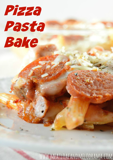 recipe for baked penne with pepperoni and sausage