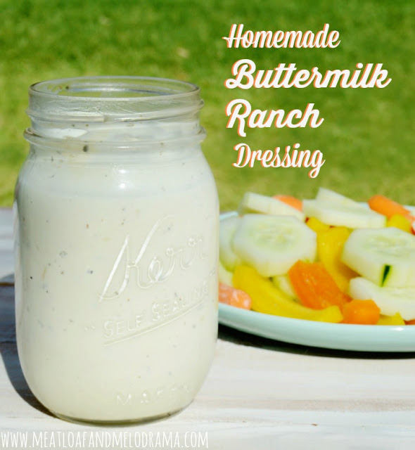 homemade buttermilk ranch dressing 