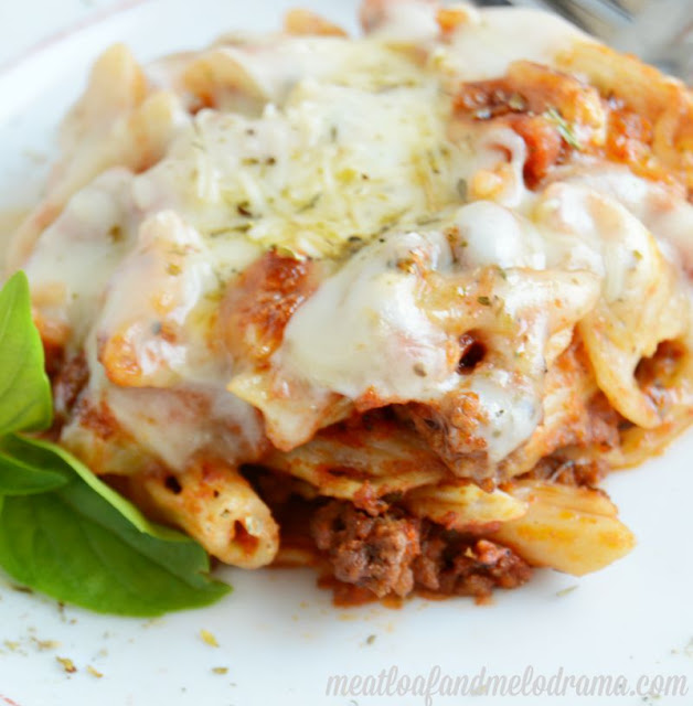 penne with beef and cheese