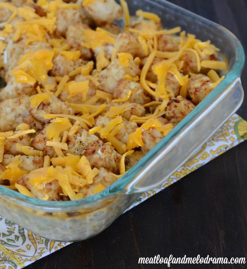 Lightened Up Tater Tot Casserole Meatloaf And Melodrama