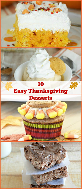 10 Easy Thanksgiving Dessert Ideas - Meatloaf and Melodrama