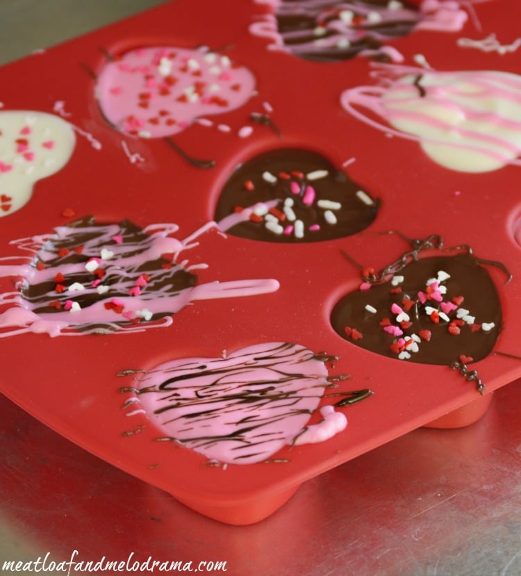 Homemade Chocolate Candy Hearts - Meatloaf and Melodrama