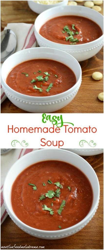 how to make easy homemade tomato soup