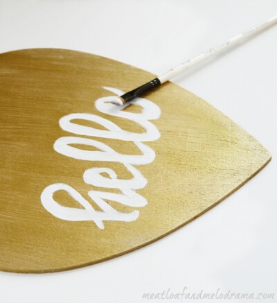 DIY Valentine Door Hanger - Meatloaf and Melodrama
