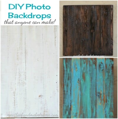 DIY Photo Backdrops for Food and Craft Blogs - Meatloaf and Melodrama