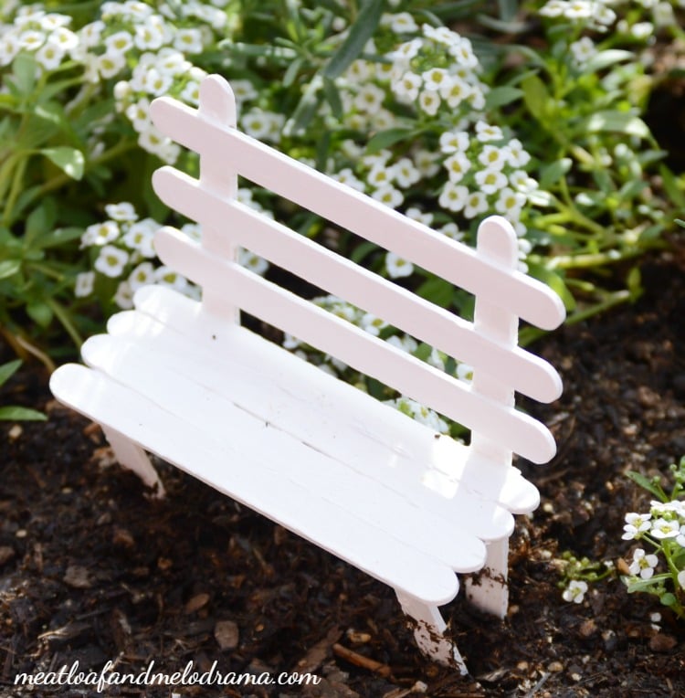 diy mini park bench from pospsicle sticks - youtube