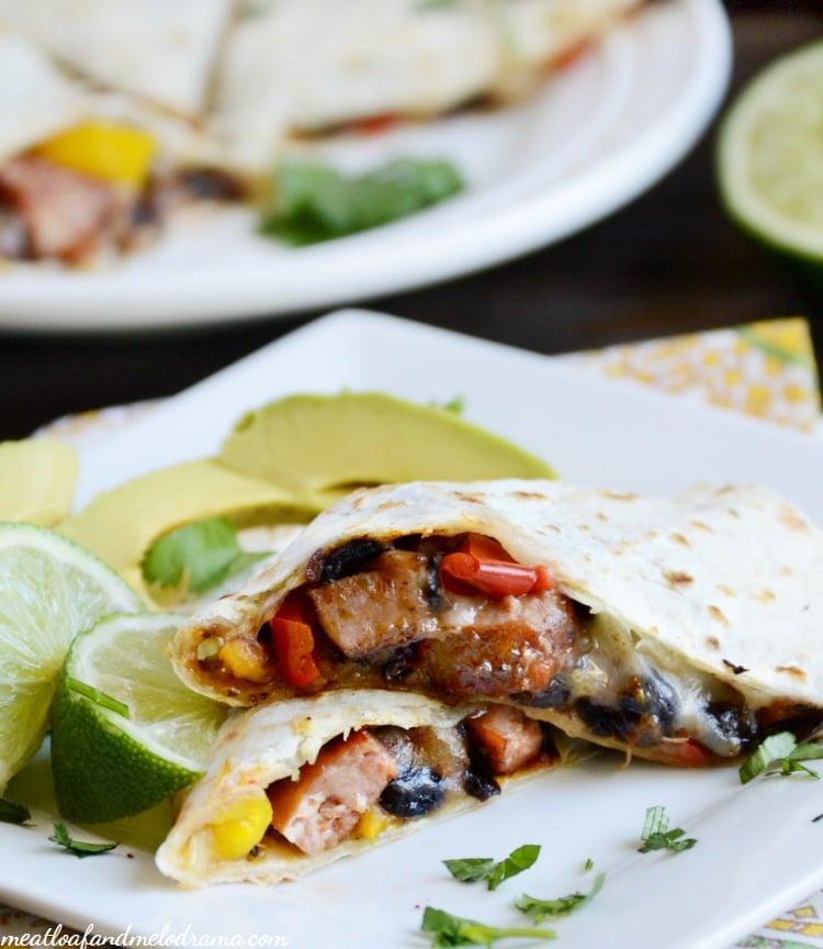 easy jalapeno sausage quesadillas