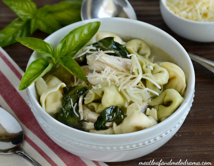 Crock Pot Chicken Tortellini Soup ⋆ Real Housemoms