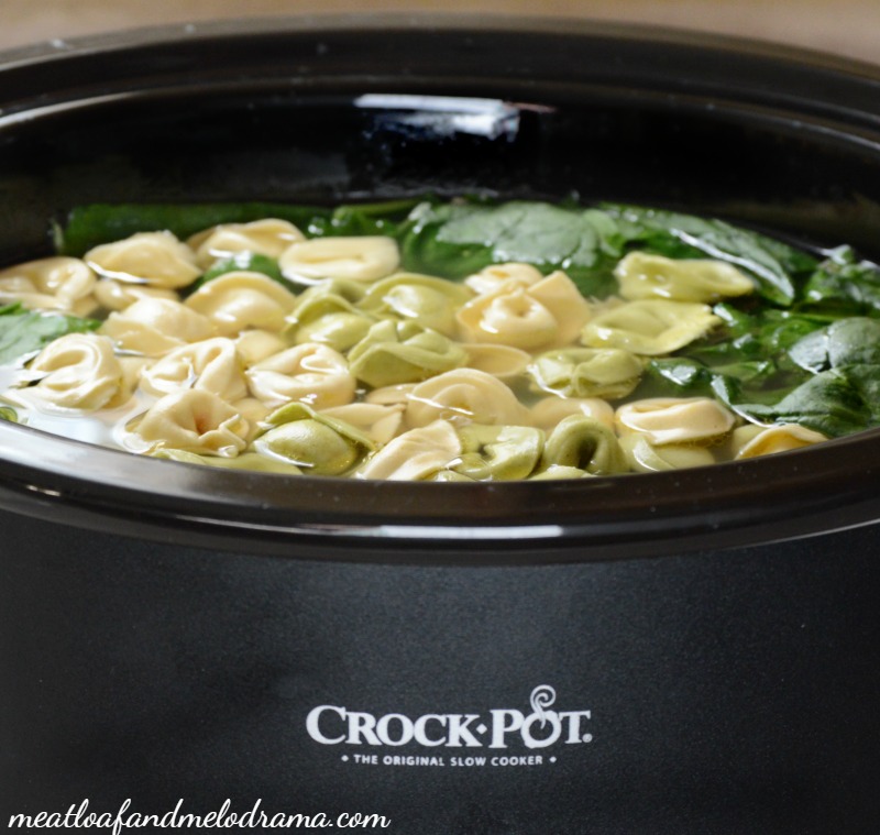 crock-pot-tortellini-spinach
