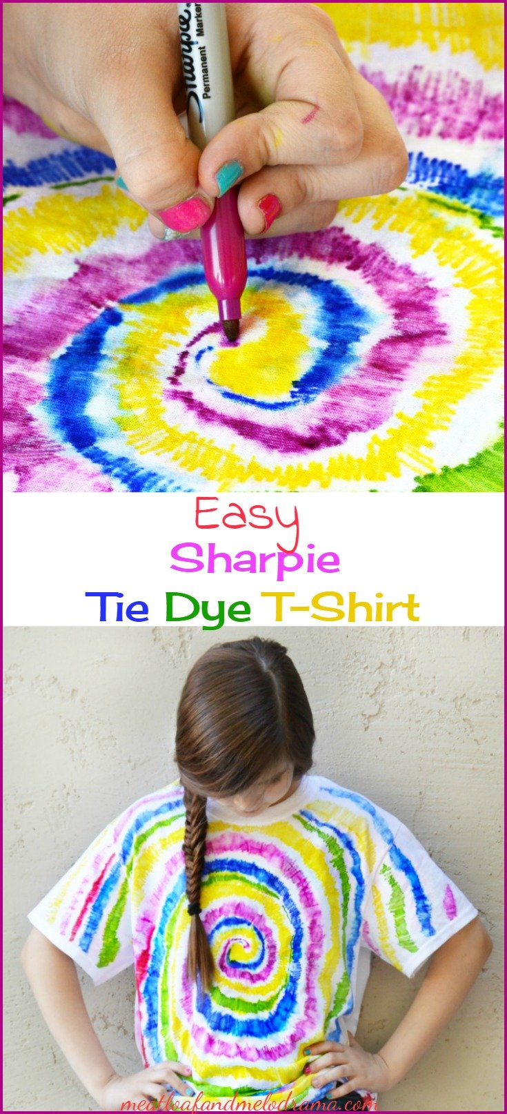 How To Draw Tie Dye With Water-Based Markers