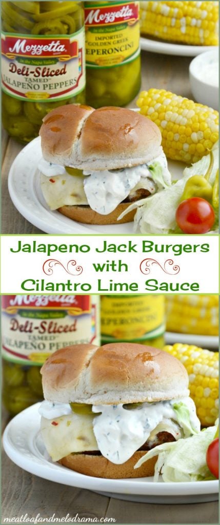 jalapeno jack burgers with cilantro lime sauce recipe