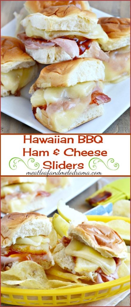 Hawaiian BBQ Ham and Cheese Sliders
