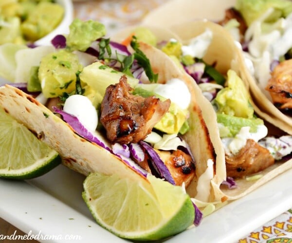 easy-teriyaki-chicken-tacos-pineapple-avocado-salsa