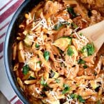 one-pot-creamy-garlic-chicken-pasta-zucchini