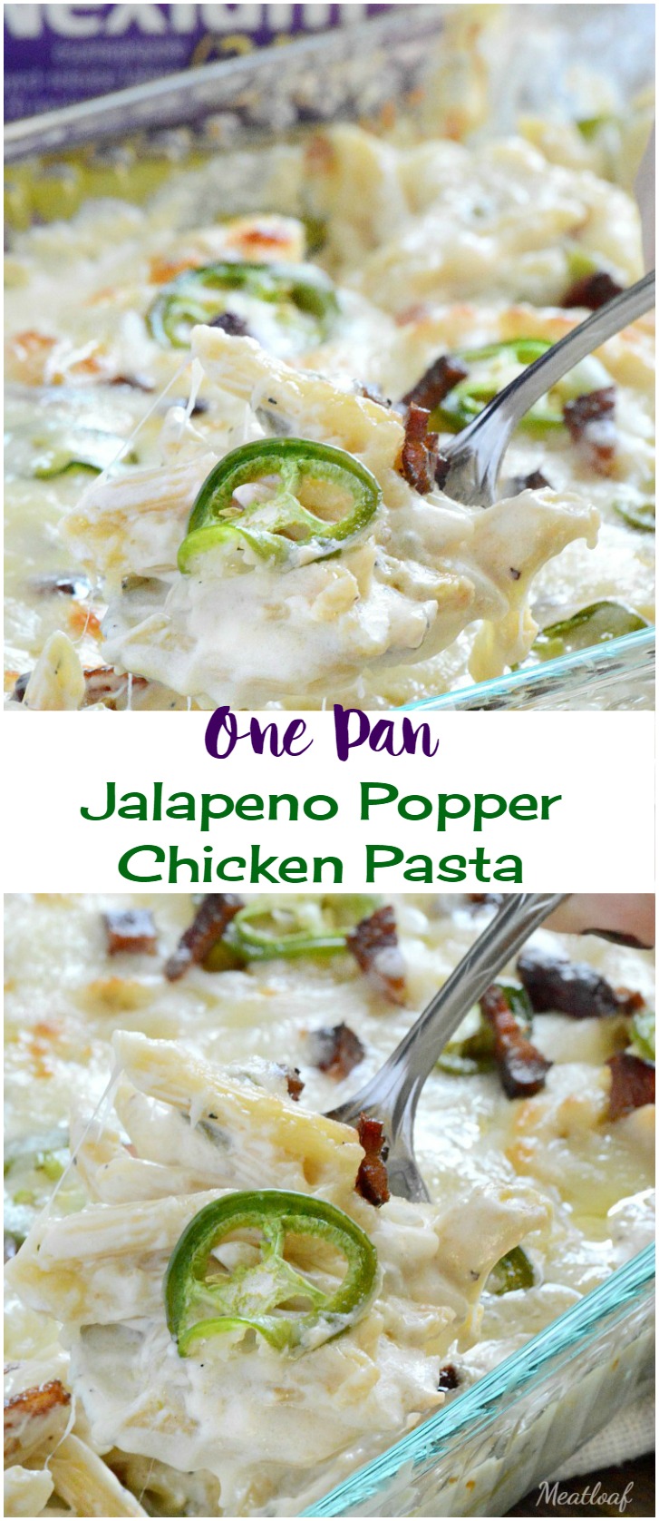 One Pan Jalapeno Popper Chicken Pasta