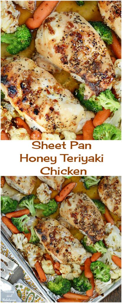 Sheet Pan Honey Teriyake Chicken Dinner with Roasted Veggies