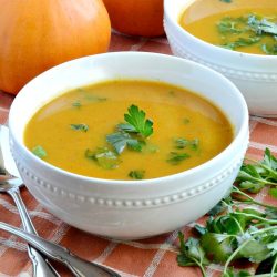 easy-savory-pumpkin-soup-parsley
