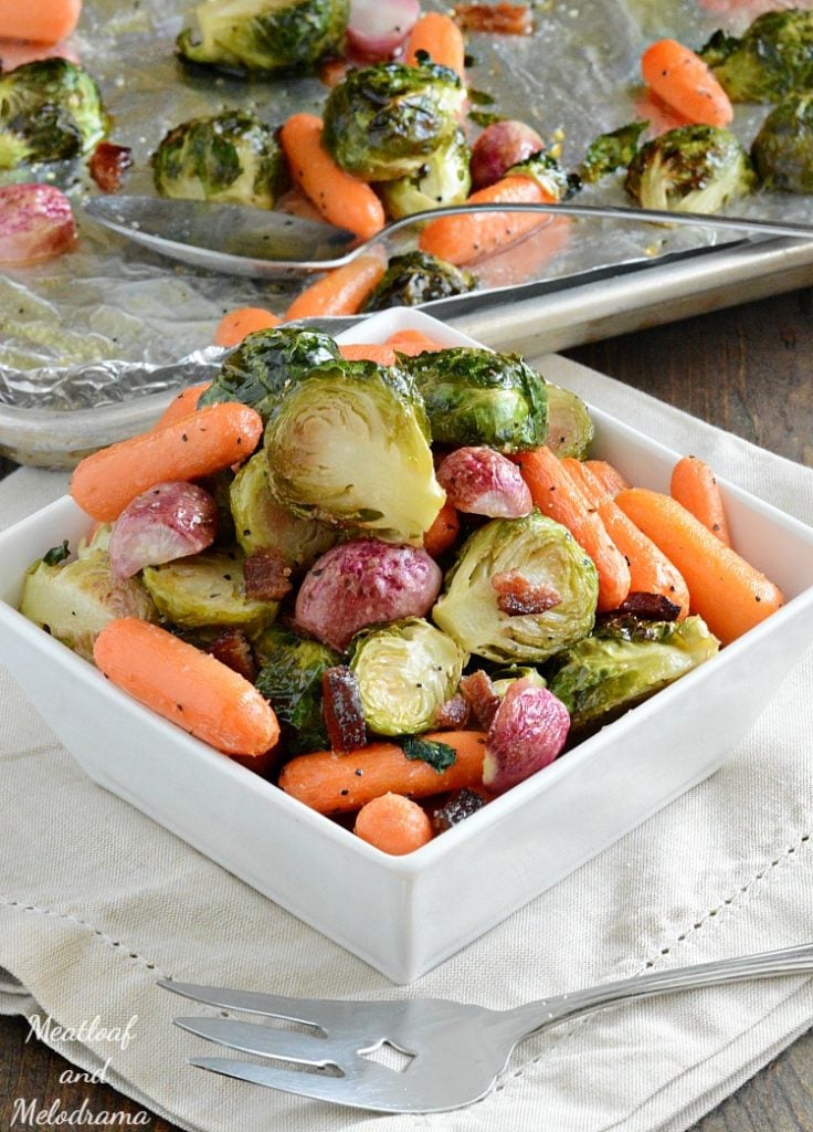 Easy Sheet Pan Roasted Veggies - Meatloaf and Melodrama