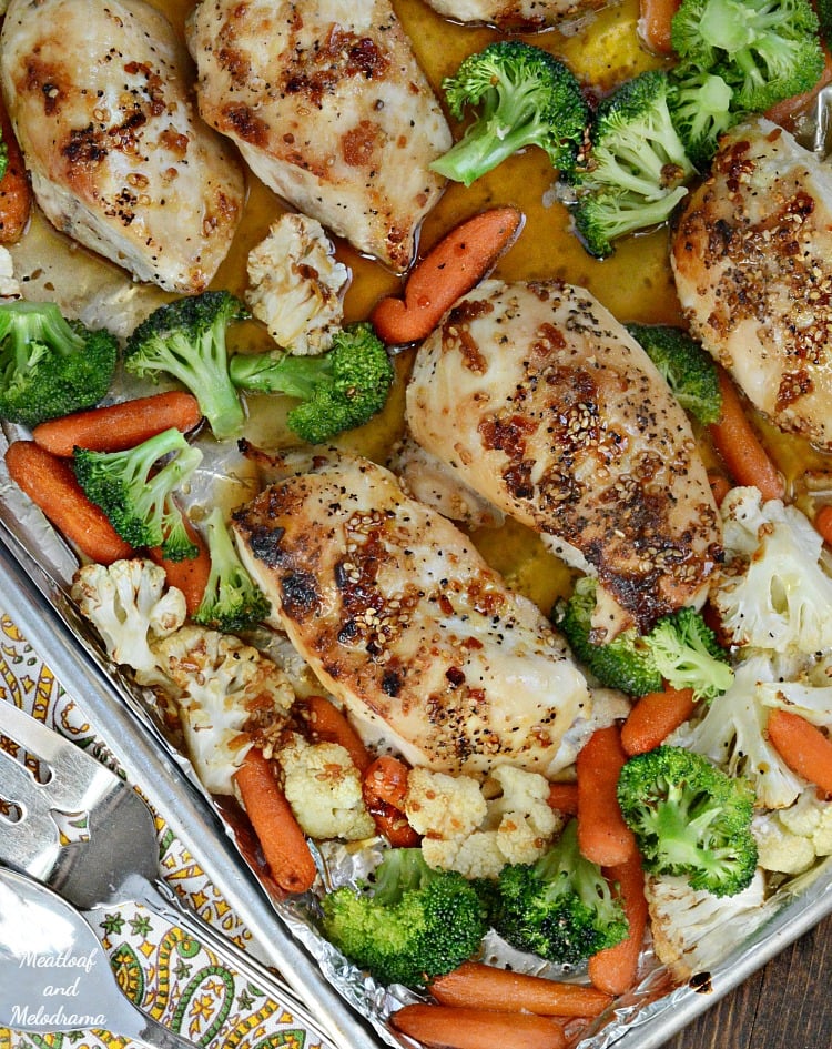 Sheet Pan Honey Teriyaki Chicken - Meatloaf and Melodrama