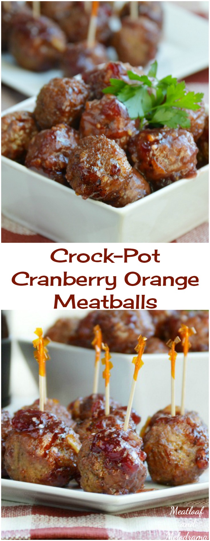 Crock-Pot Cranberry Orange Meatballs