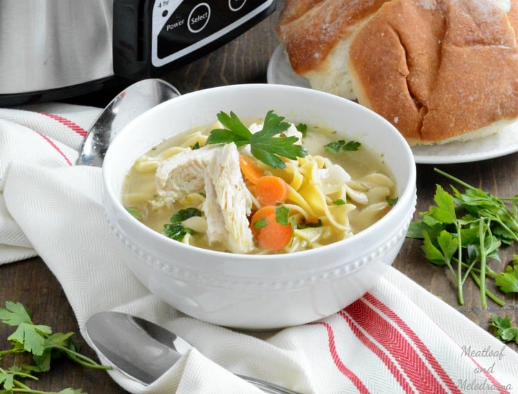 Instant Pot Chicken Soup (Whole Chicken) - One Happy Housewife