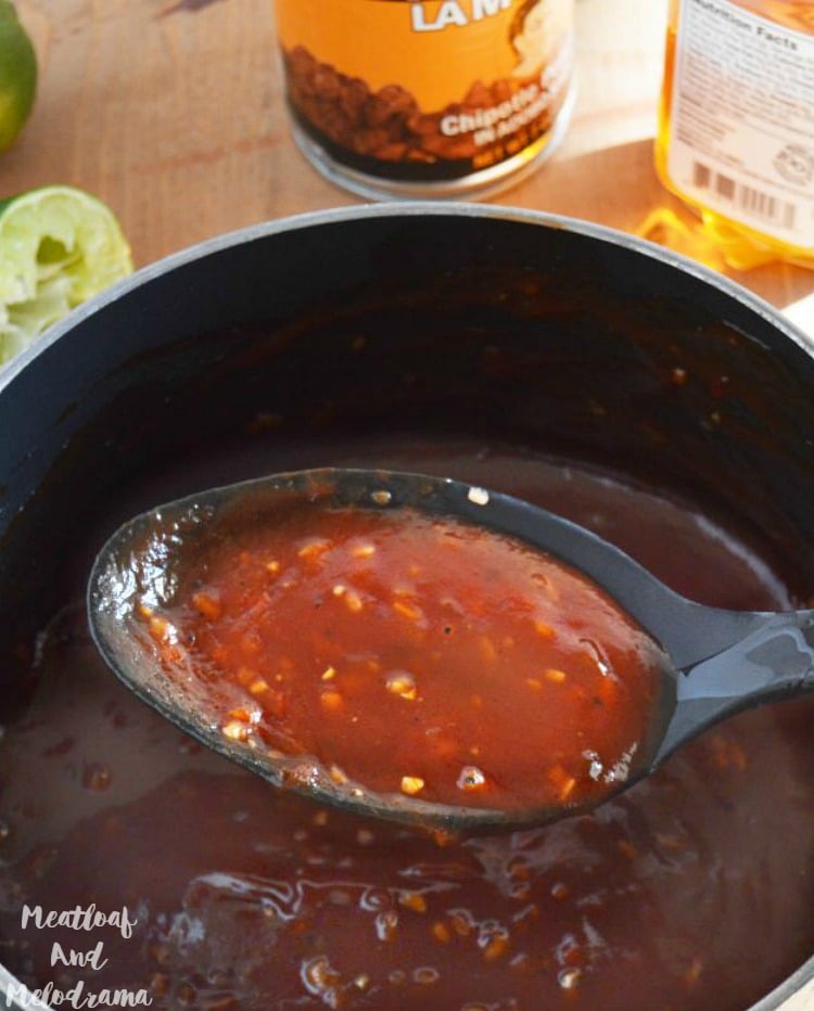 Slow-cooker-honey-chipotle-bbq-meatballs-sauce-how-to-make