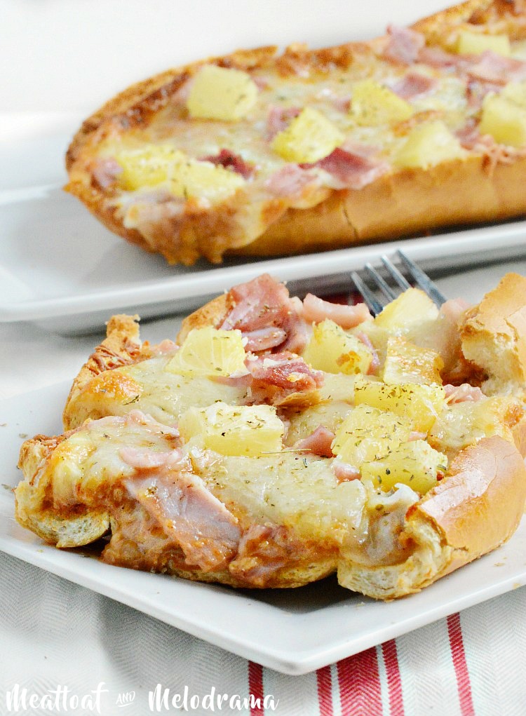 easy-hawaiian-french-bread-pizza-meatloafandmelodrama.com