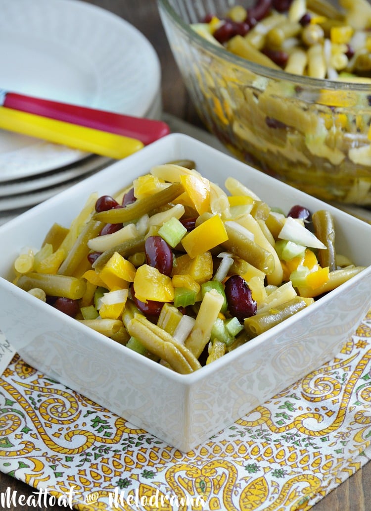 easy three bean salad recipe