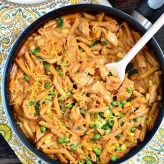 one pot cheddar bbq chicken pasta dinner recipe