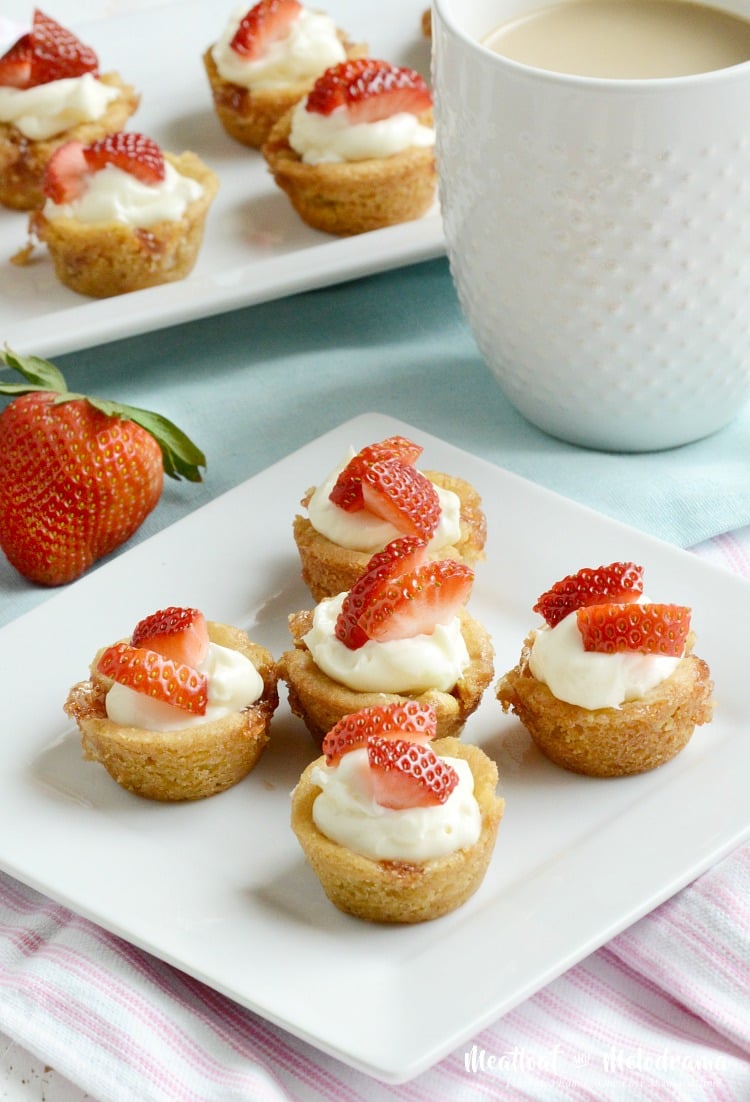 strawberry shortcake cookie cups