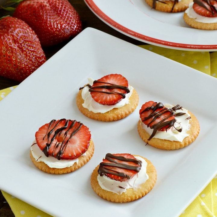 Strawberry Ritz 4 Easy Appetizers with RITZ Crackers - Meatloaf and Melodrama