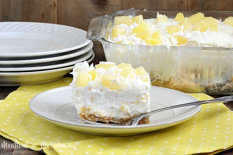 no bake pineapple dream dessert for summer