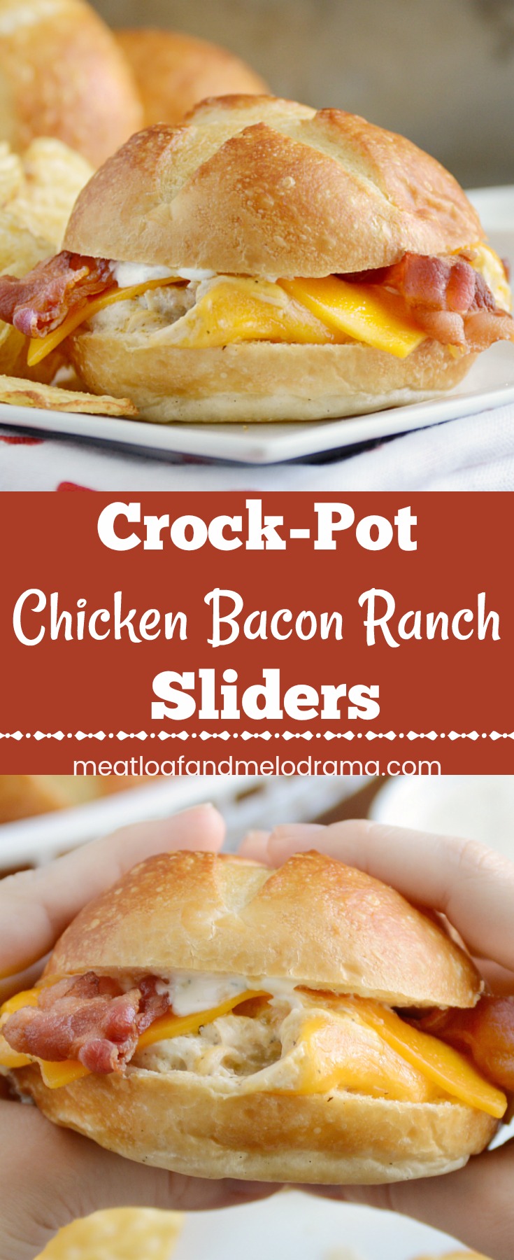 Crock-Pot Chicken Bacon Ranch Sliders