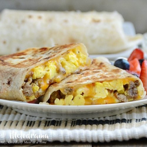 Sausage breakfast burrito recipe deals