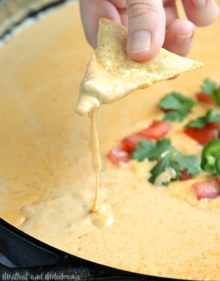 easy homemade queso dip stretchy cheese