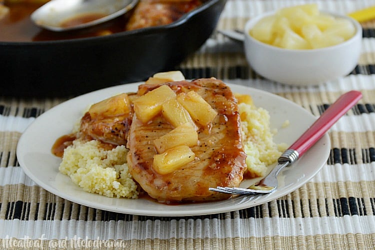 Hawaiian BBQ Pork Chops image