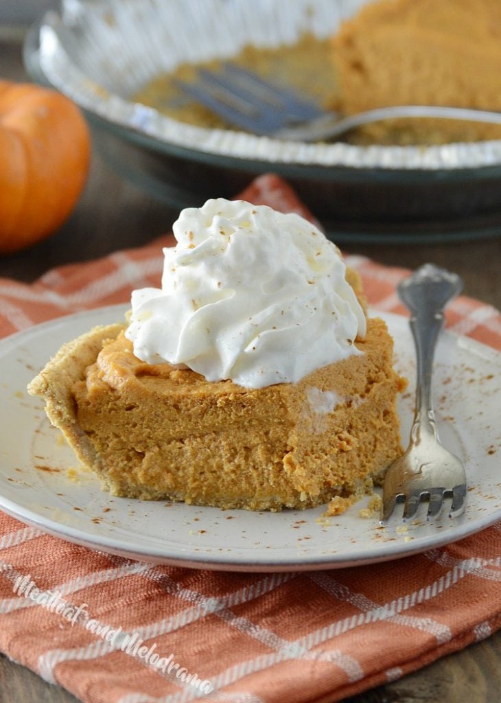 No Bake Pumpkin Cheesecake Pie Meatloaf and Melodrama