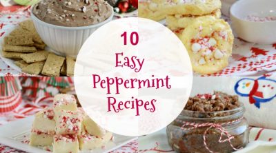 10 easy peppermint recipes for christmas collage