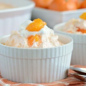 orange jello fruit salad with mandarin oranges